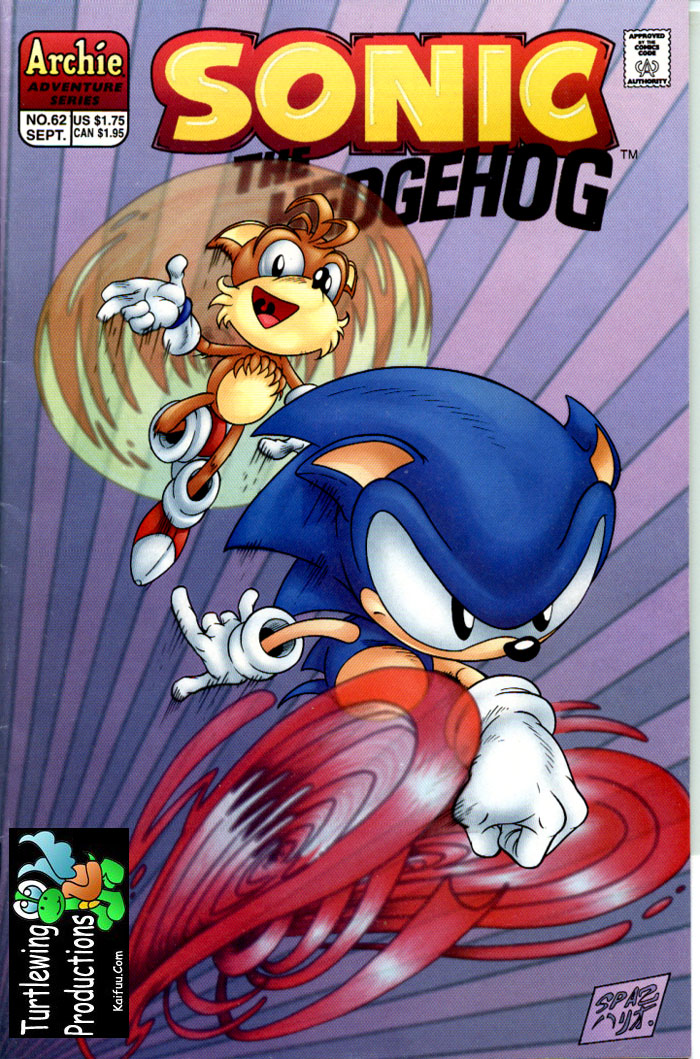 Sonic - Archie Adventure Series September 1998 Cover Page